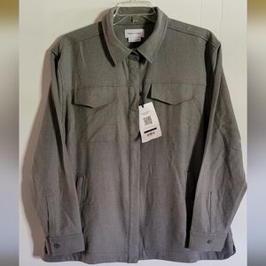 Ministry of Supply Fusion Overshirt Shacket Button Up Suatainable Travel Work
